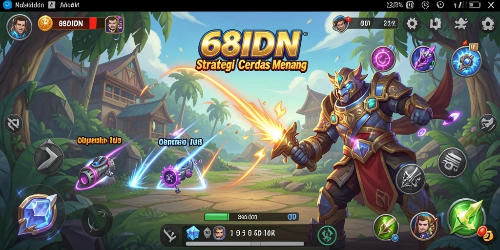 Gameplay <strong>68IDN</strong> menampilkan aksi strategi yang menegangkan.
