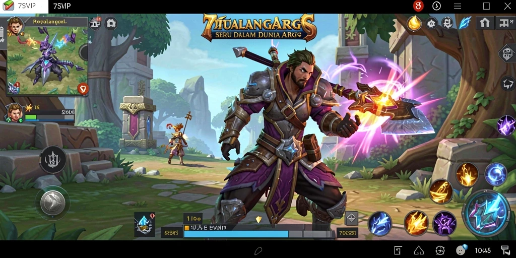 Tampilan gameplay ARPG yang mendebarkan dan penuh aksi.