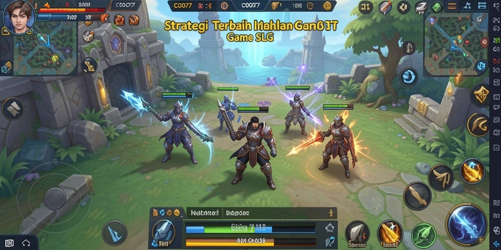 Gameplay menarik dalam COO77 dengan elemen strategi SLG.