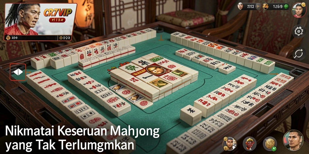 Screenshot gameplay CR7VIP yang menunjukkan keseruan bermain Mahjong.