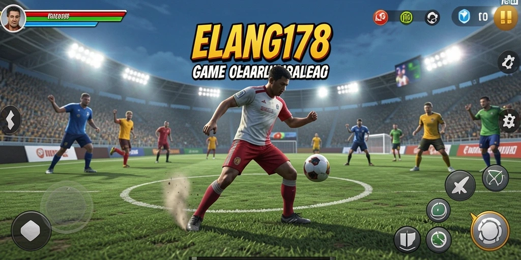 Tampilan gameplay ELANG178 dengan berbagai aktivitas olahraga