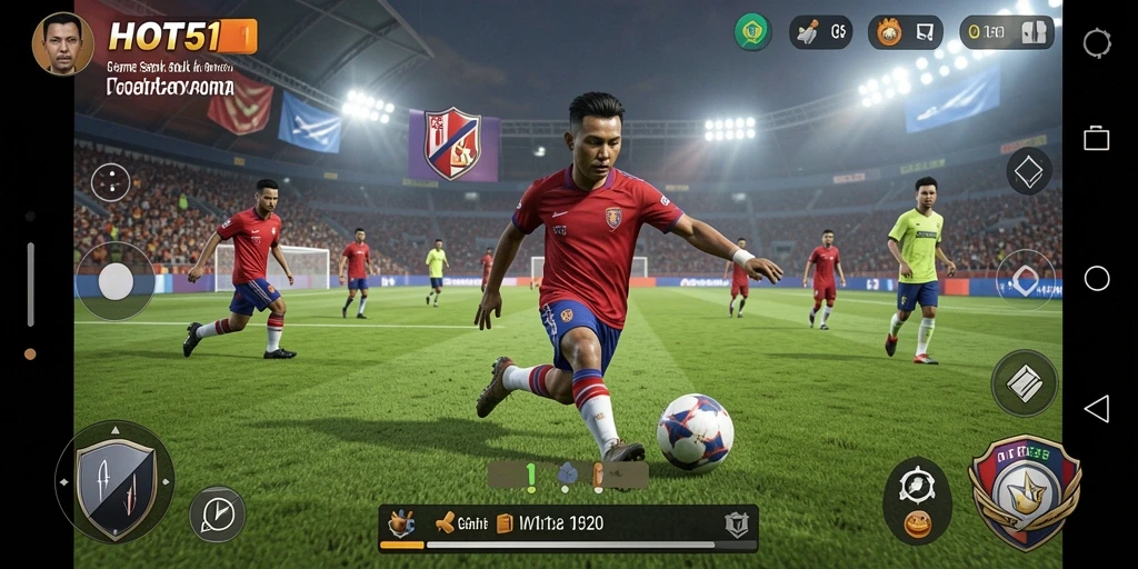 Tampilan gameplay yang seru dan mendebarkan di HOT51.