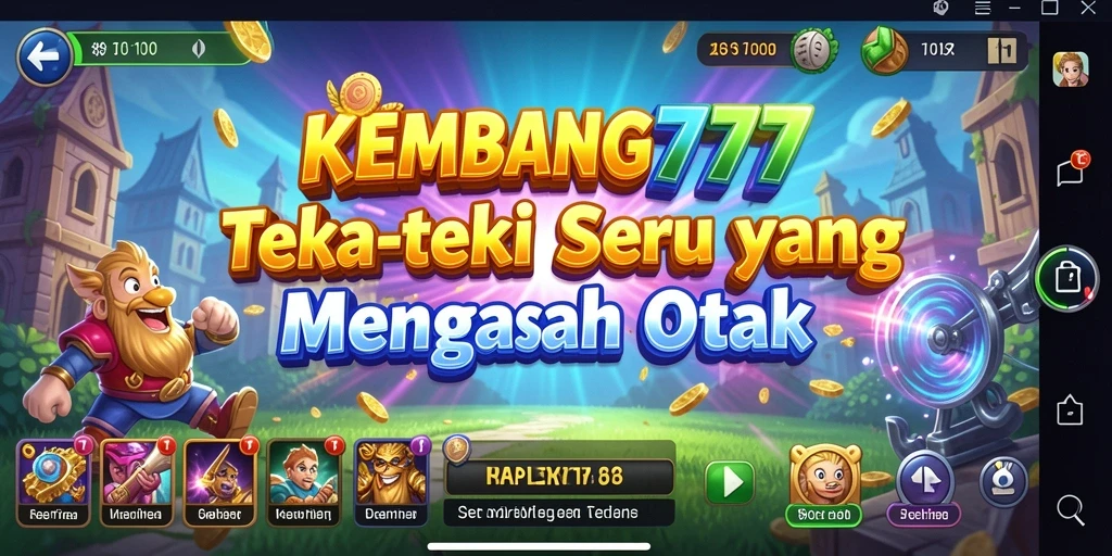 Screenshot gameplay KEMBANG777 menampilkan tantangan teka-teki yang menarik.