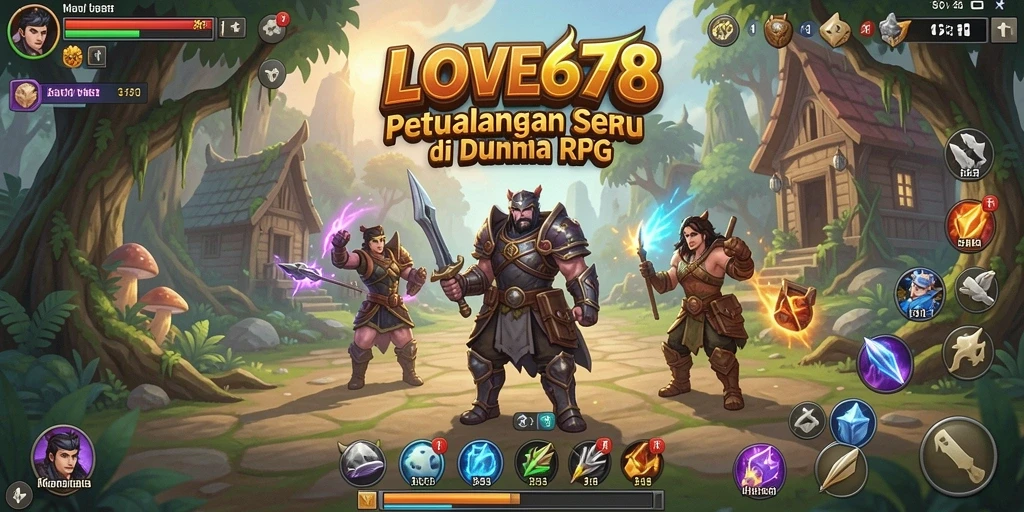Tampilan gameplay LOVE678 yang mendalam dan penuh petualangan RPG.