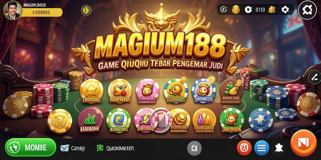 Screenshot gameplay QiuQiu MAGNUM188 yang menarik dan penuh aksi.