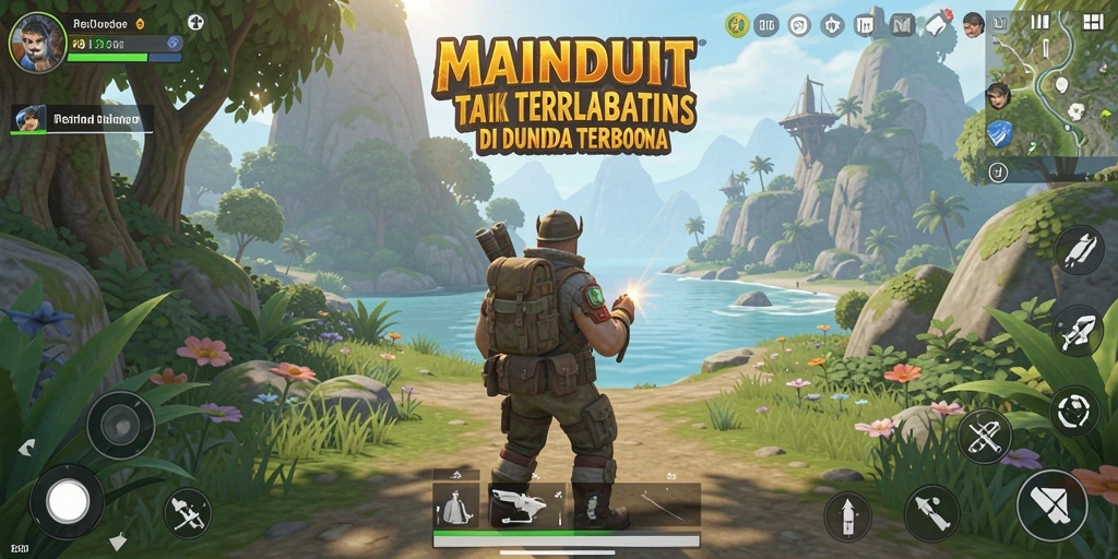 Menggambarkan gameplay yang imersif di dunia terbuka MAINDUIT.