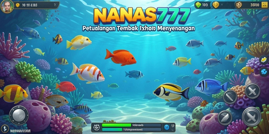 Tangkapan layar NANAS777 menunjukkan aksi menembak ikan yang menegangkan.