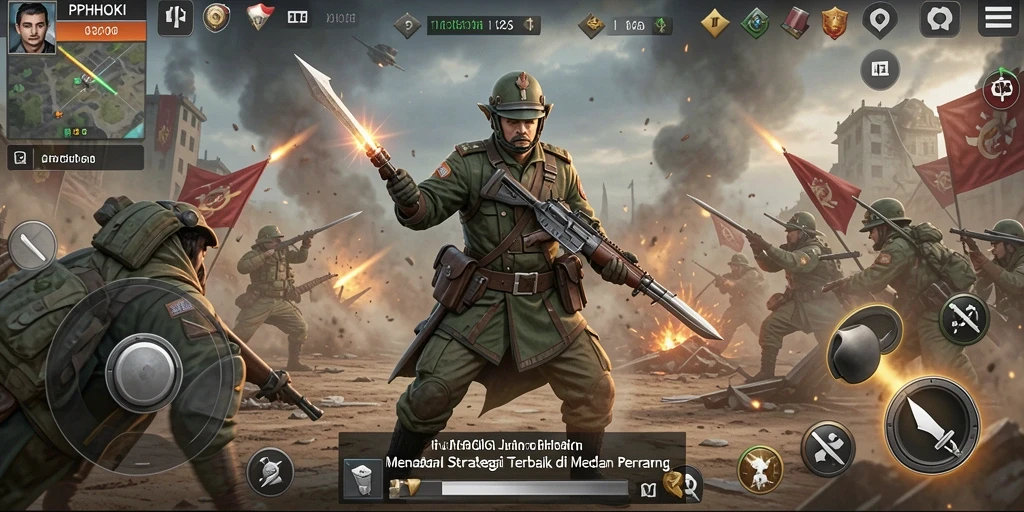 Tampilan gameplay PPHOKI yang menegangkan dan strategi mendebarkan.