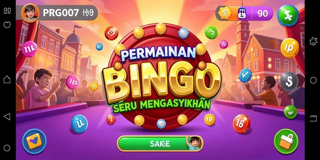 Gameplay Bingo seru dan penuh warna di PRG007.
