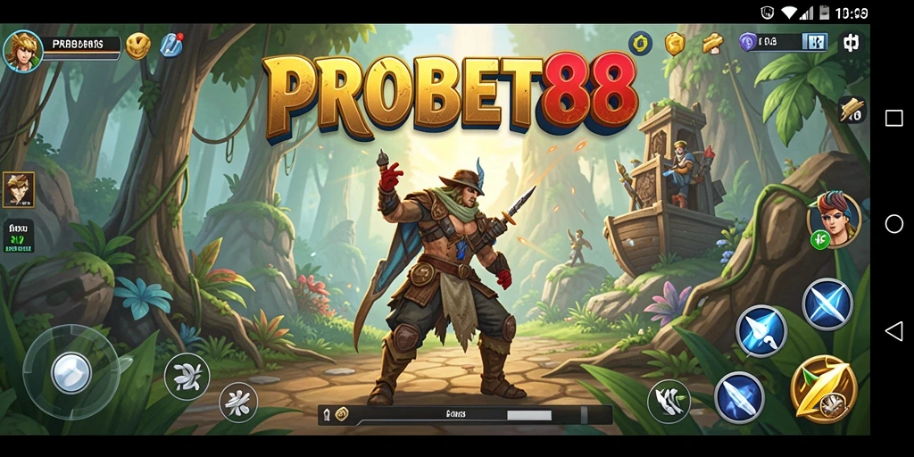 Tampilan gameplay PROBET88 yang mendebarkan dan penuh aksi.