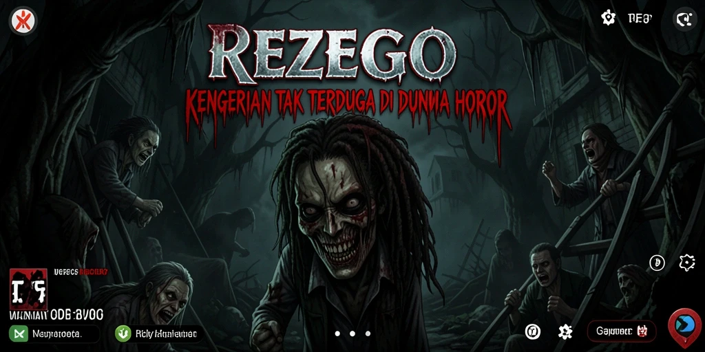 Menampilkan aksi gameplay menakutkan dari game REZEGO.