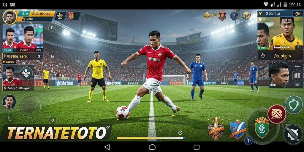 Tangkapan layar gameplay TERNATETOTO yang menggambarkan aksi pertandingan.