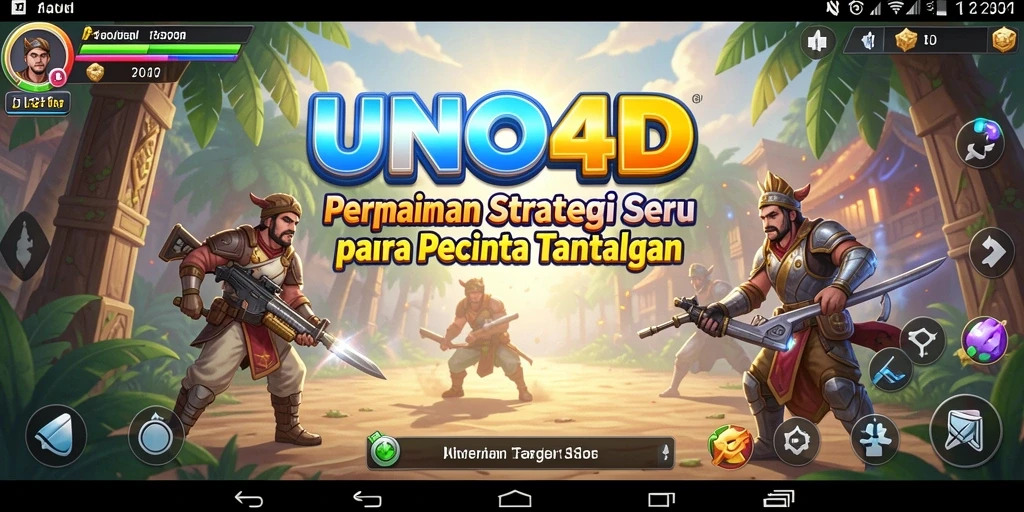 Tangkapan layar permainan UNO4D menampilkan aksi strategis yang mendebarkan.