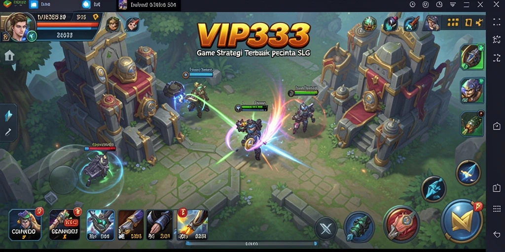 Tampilan gameplay menarik dari VIP333 dengan elemen SLG yang khas.