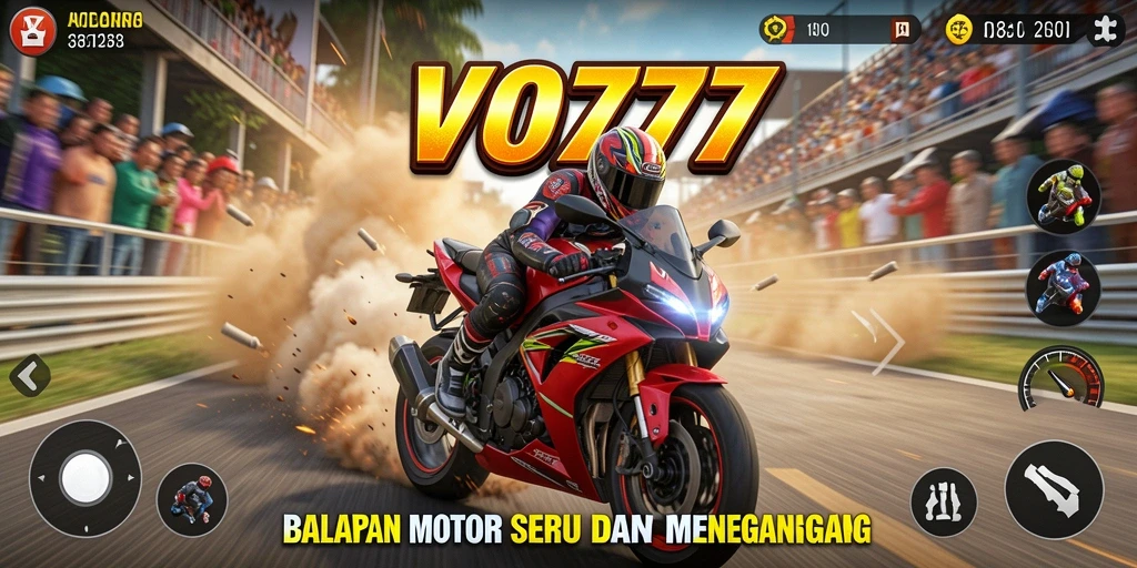 Tampilan menakjubkan dari balapan motor di VO777.