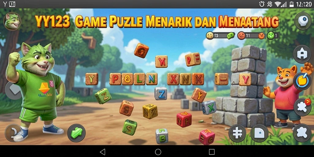 Tampilan gameplay YY123 yang seru dan menantang.